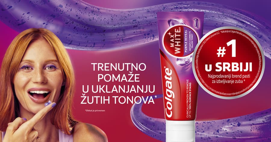 Colgate® Max White Purple Reveal